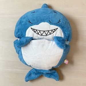 Blue Plush Shark Happy Napper